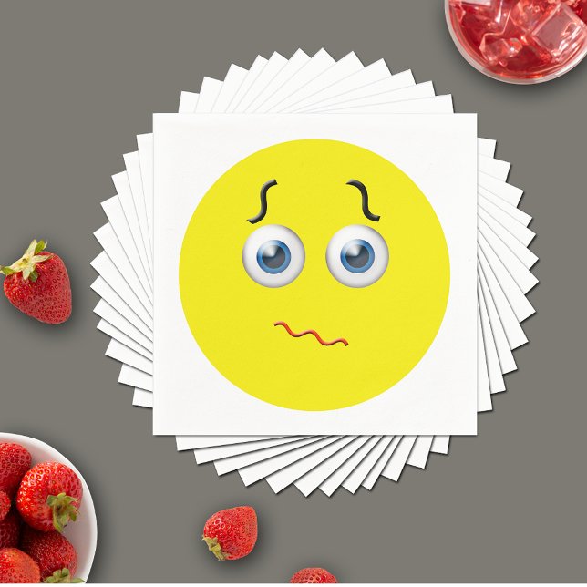 Confused Puzzled Emoji Napkins (Creator Uploaded)