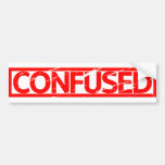 Confused Stamp Bumper Sticker