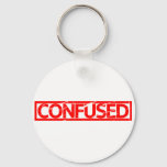 Confused Stamp Keychain