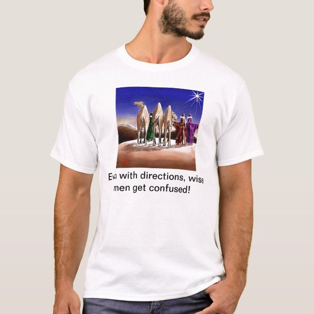 Confused wise men T-Shirt (Front)