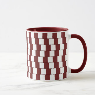 Confusing lines Bordeaux Mug