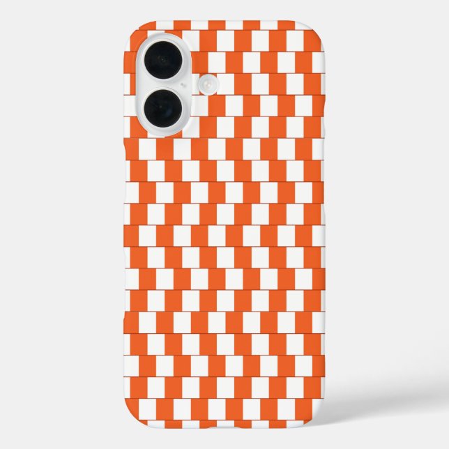 Confusing lines Orange Case-Mate iPhone Case (Back)