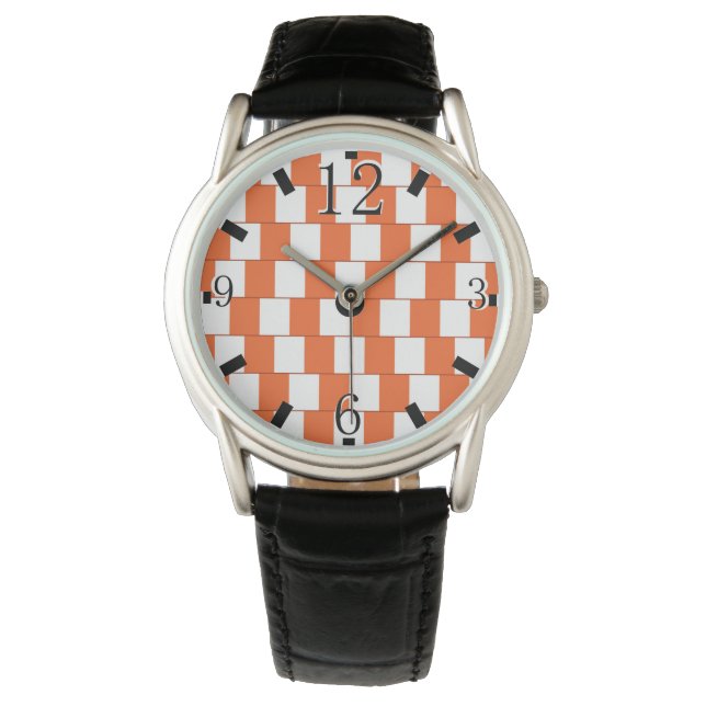 Confusing lines Orange Watch (Front)