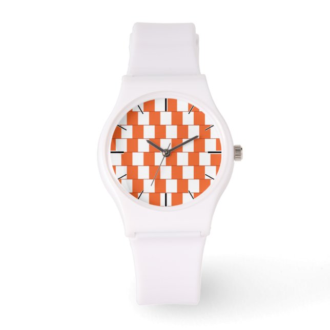Confusing lines Orange Watch (Front)