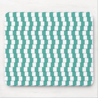 Confusing lines turquoise mouse pad