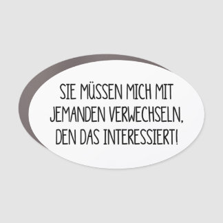 confusing that's interested in sarcasm car magnet