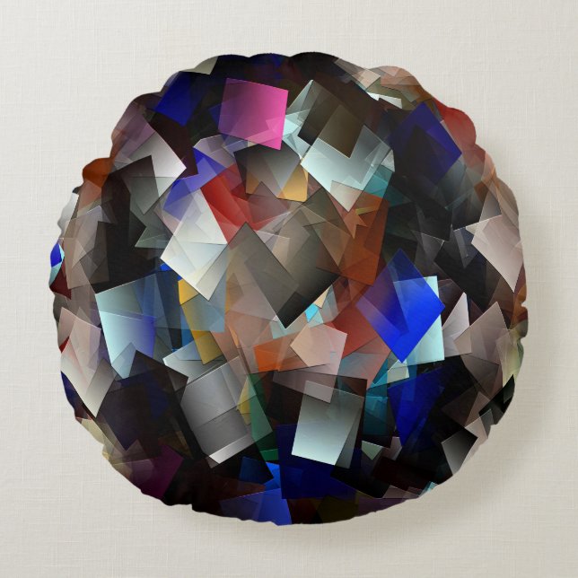 Confusion.... Round Pillow (Front)