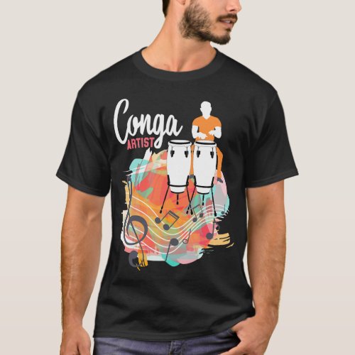 Conga drum t_shirt Cuba Music tumbadora Drummer gi