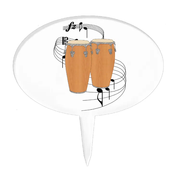 Conga Drums Cake Topper Zazzle