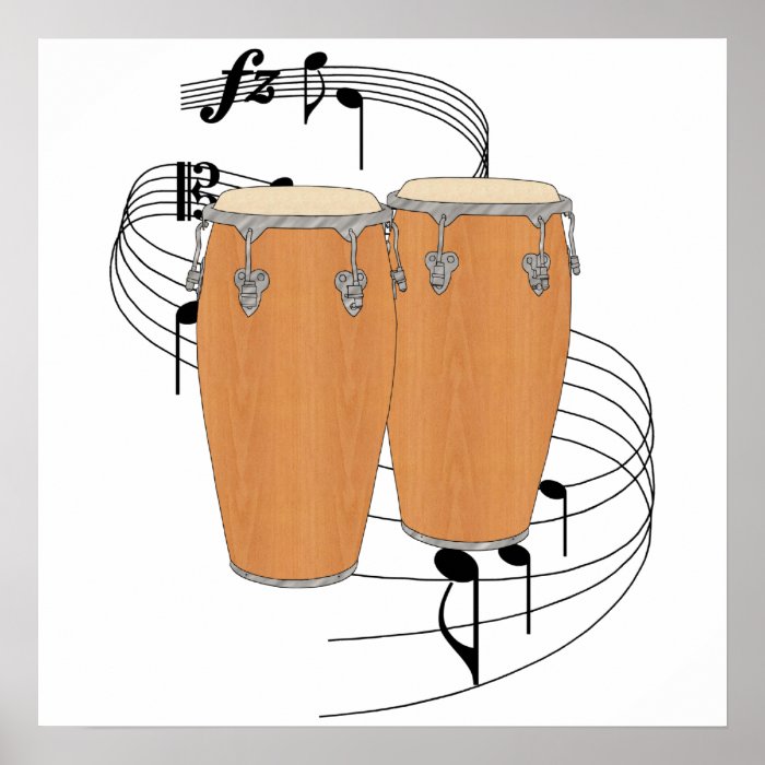 Conga Drums Print