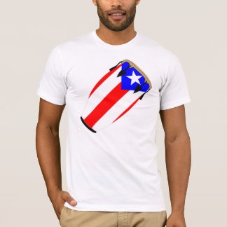 Conga Flag Puerto Rico T-Shirt