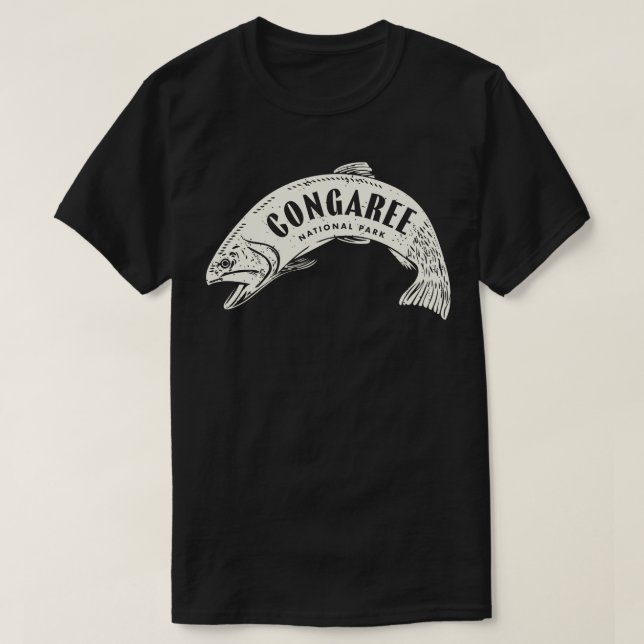 Congaree Islands National Park Fish Tan T-Shirt (Design Front)