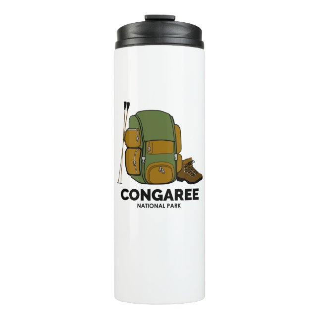 Congaree National Park Backpack Thermal Tumbler (Front)