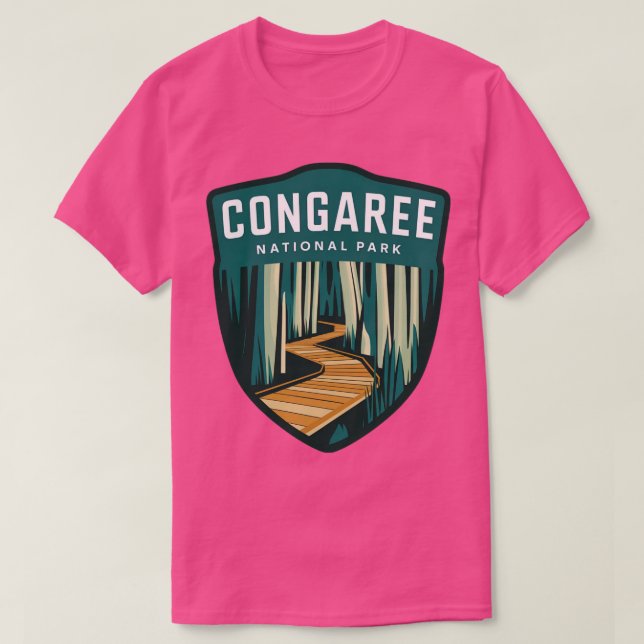 Congaree National Park Boardwalk Adventure T-Shirt (Design Front)