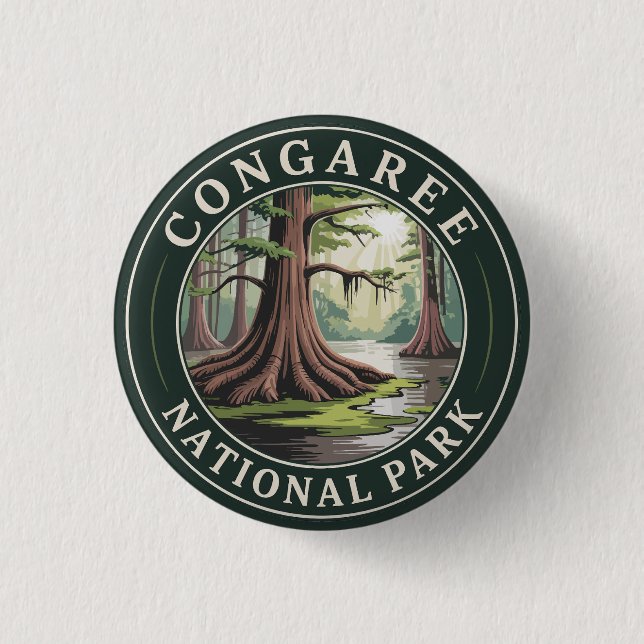 Congaree National Park Button (Front)