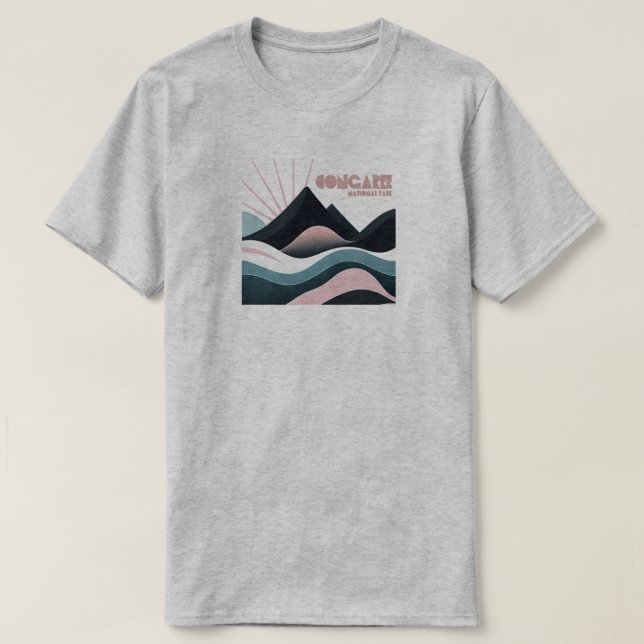 Congaree National Park Colored Hills T-Shirt (Design Front)