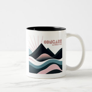 Congaree National Park Colored Hills Two-Tone Coffee Mug