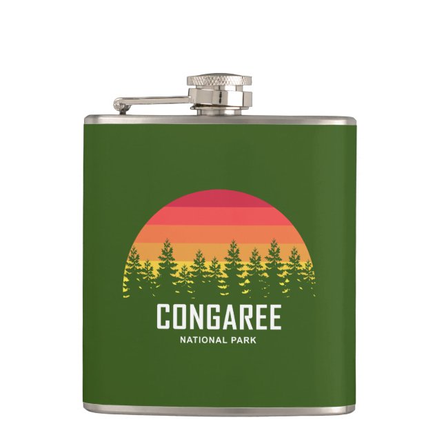 Congaree National Park Flask (Front)