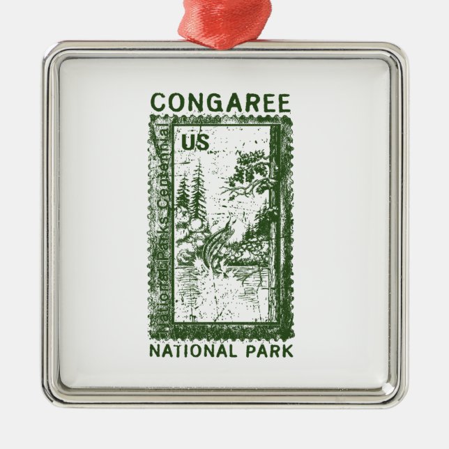 Congaree National Park Metal Ornament (Front)