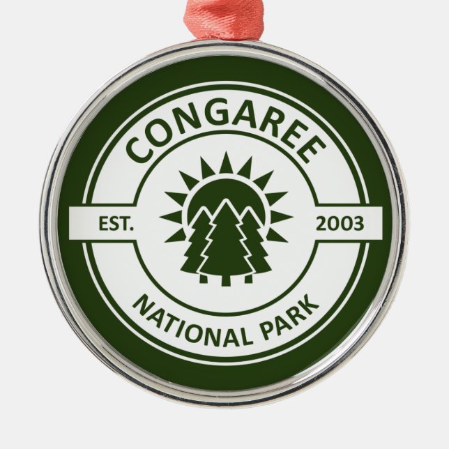 Congaree National Park Metal Ornament (Front)