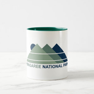 Congaree National Park Mountain Sun Two-Tone Coffee Mug