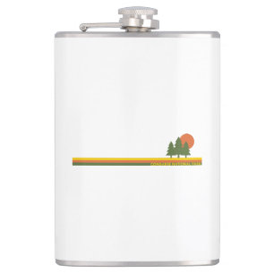 Congaree National Park Pine Trees Sun Flask