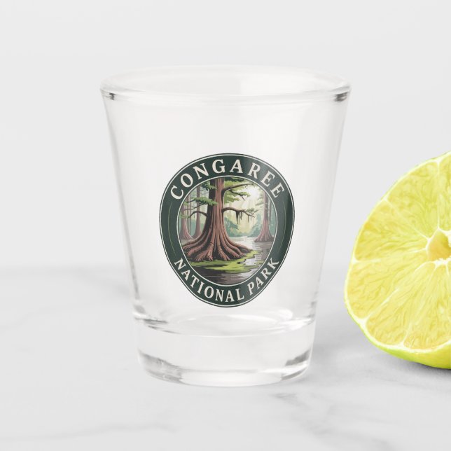 Congaree National Park Shot Glass (Front)