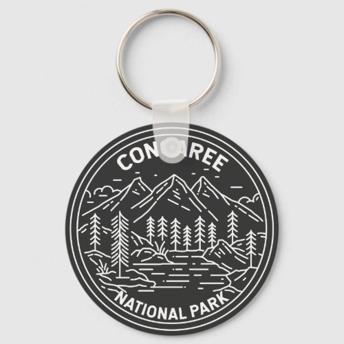 Congaree National Park South Carolina Monoline   Keychain