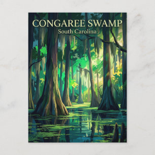 Congaree National Park South Carolina Postcard