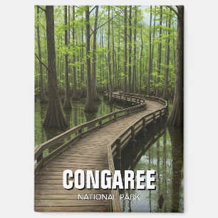 Congaree National Park South Carolina Travel Magnet
