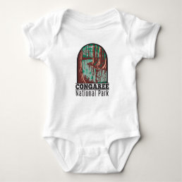Congaree National Park South Carolina Vintage Baby Bodysuit