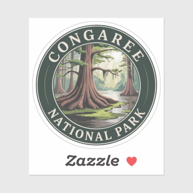 Congaree National Park Sticker (Sheet)