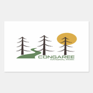 Congaree National Park Trail Rectangular Sticker
