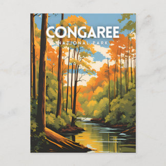 Congaree National Park Travel Postcard