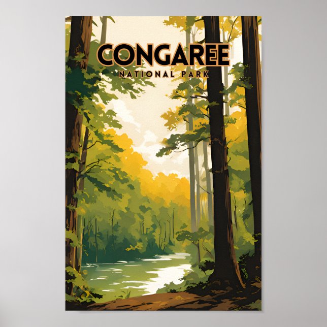 Congaree National Park Travel PS Poster (Front)