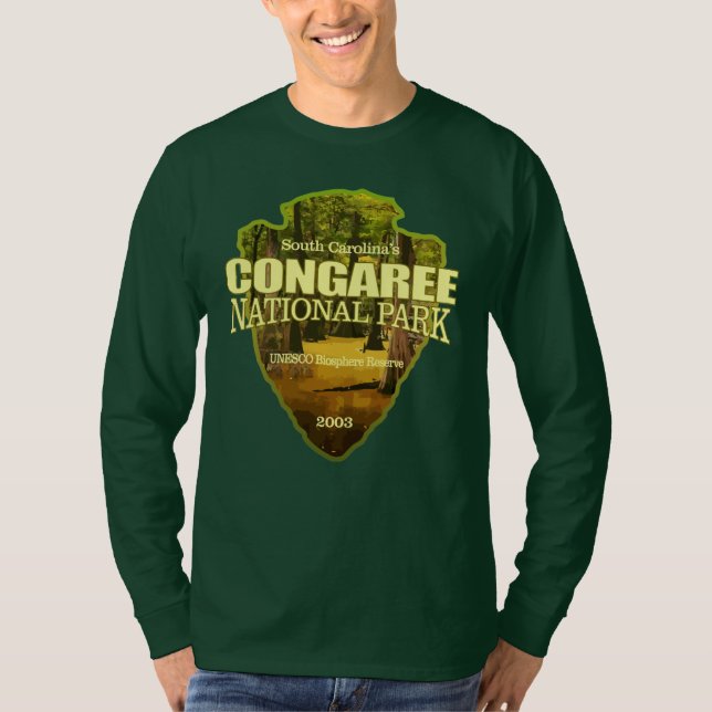 Congaree NP (arrowhead) T-Shirt (Front)