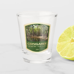 Congaree NP (PF1) Shot Glass