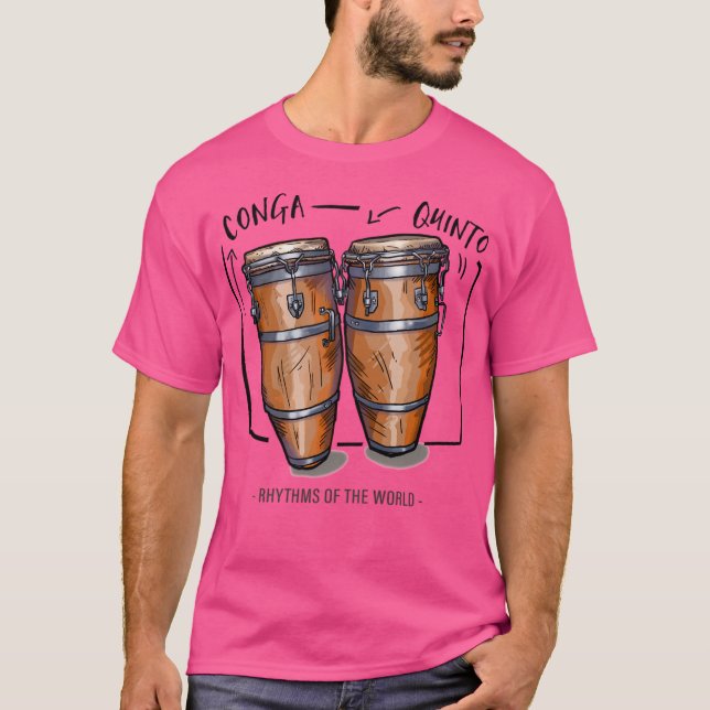 Congas  Rhythms Of The World T-Shirt (Front)
