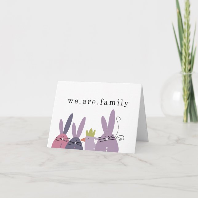 congatulations adoption card (Front)