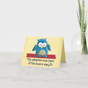 congatulations adoption card
