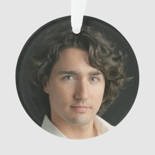 Congenial Justin Trudeau 2010 Ornament