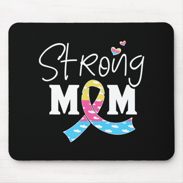 Congenital Diaphragmatic Hernia Awareness CDH Mom  Mouse Pad (Front)