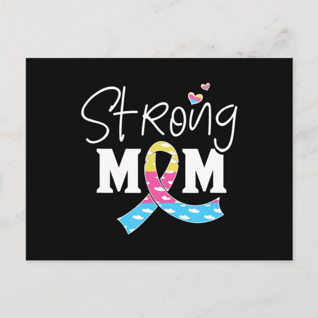 Congenital Diaphragmatic Hernia Awareness CDH Mom  Postcard (Front)