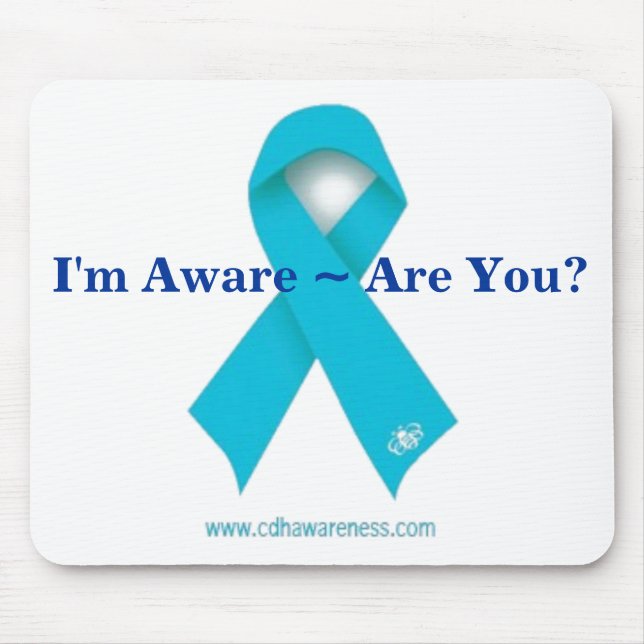 Congenital Diaphragmatic Hernia Awareness Mousepad (Front)