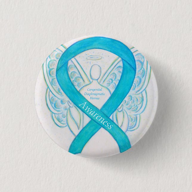 Congenital Diaphragmatic Hernia CDH Awareness Pin (Front)