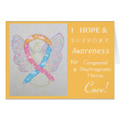 Congenital Diaphragmatic Hernia (CDH) Ribbon Card (Front Horizontal)