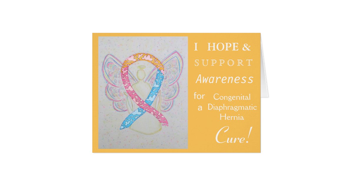 Congenital Diaphragmatic Hernia (CDH) Ribbon Card | Zazzle