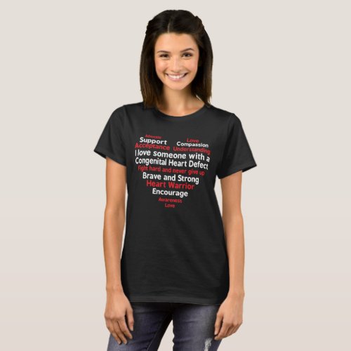 Congenital Heart Defect Awareness Week Support T_Shirt