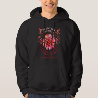 CONGENITAL HEART DEFECTS AWARENESS Flower We Don't Hoodie