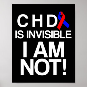 Congenital Heart Disease Defect Survivor Chd Warri Poster